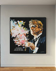Michael Caine - Print on Fine Art Canvas