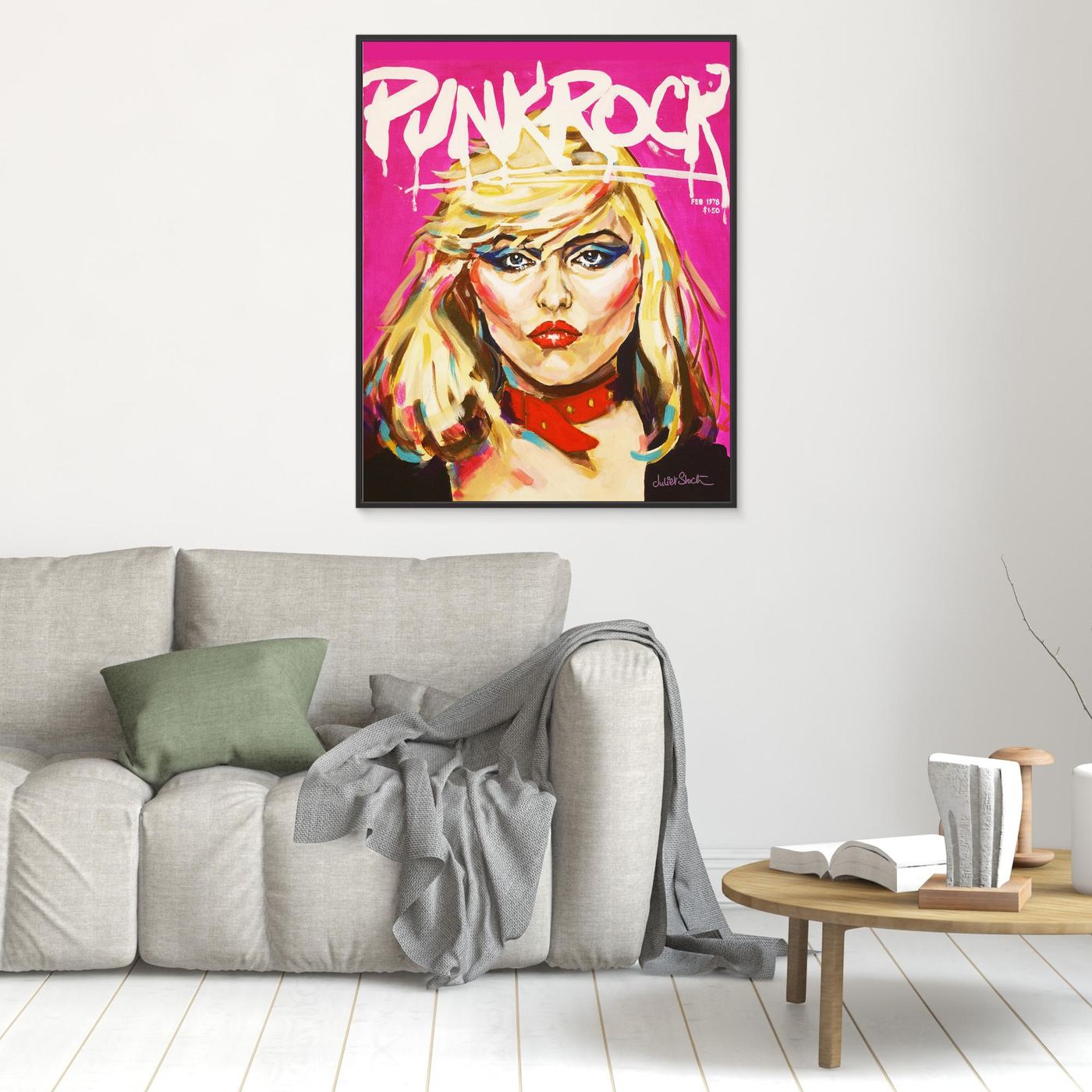 Debbie Harry, Punk Rock - Print On Fine Art Canvas