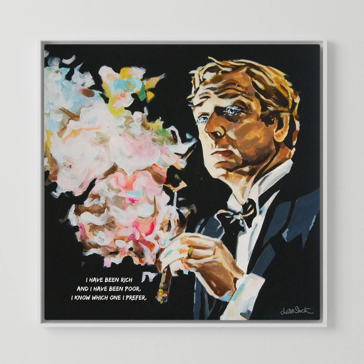 Michael Caine - Print on Fine Art Canvas