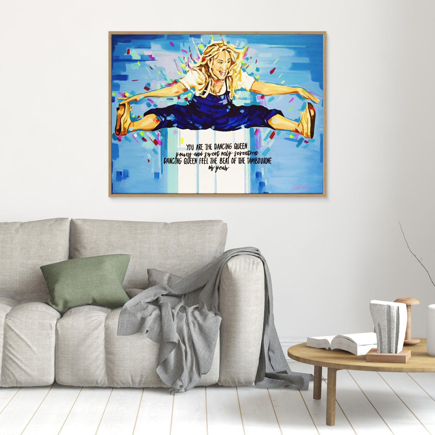 Donna, Mamma Mia - Print On Fine Art Canvas