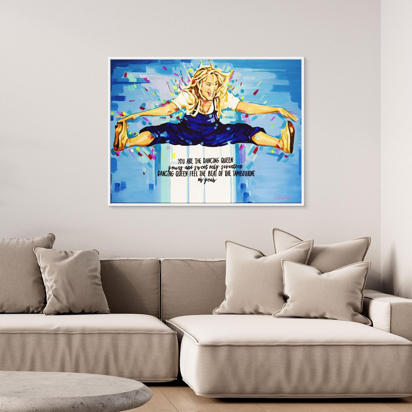 Donna, Mamma Mia - Print On Fine Art Canvas