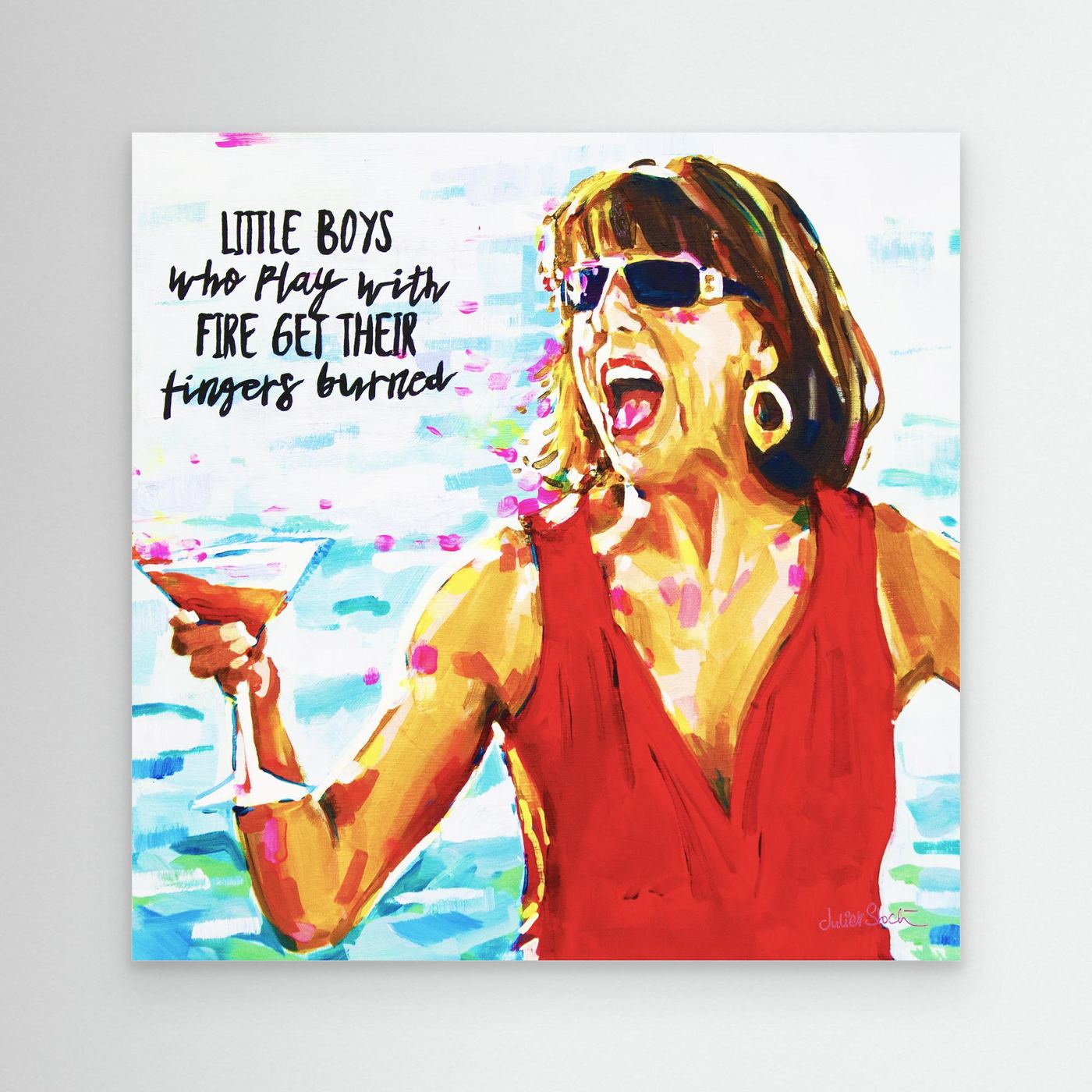 Tanya, Mamma Mia - Print On Fine Art Canvas