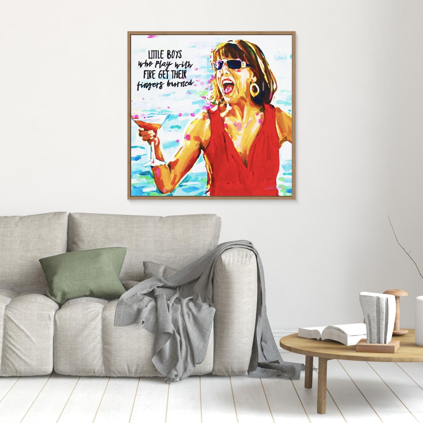 Tanya, Mamma Mia - Print On Fine Art Canvas