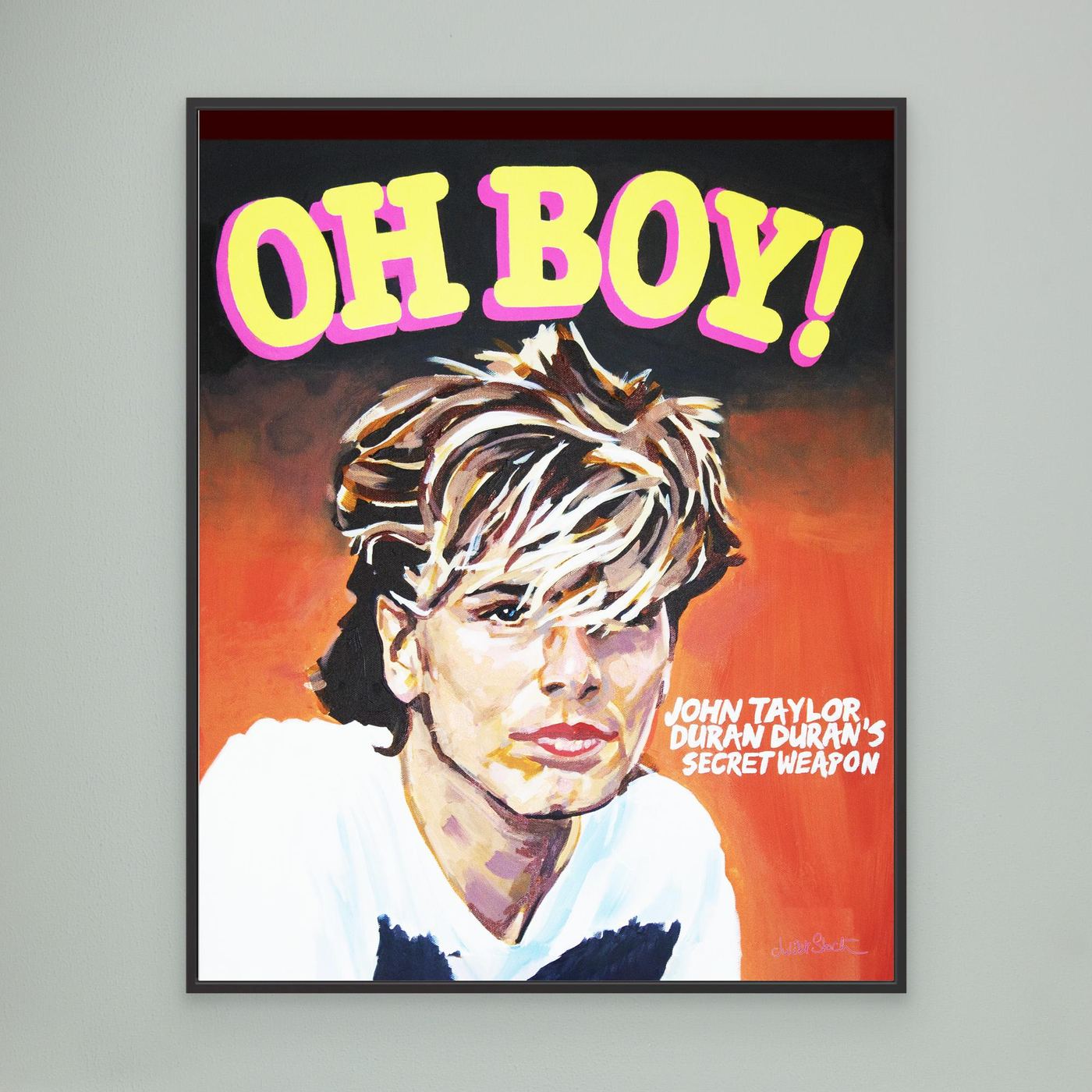 John Taylor, Oh Boy! - Print On Fine Art Canvas