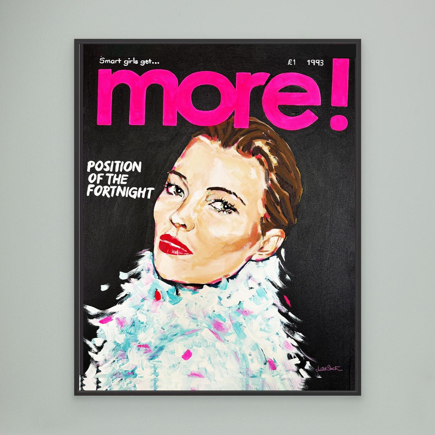 Kate Moss, More! - Print on Fine Art Canvas
