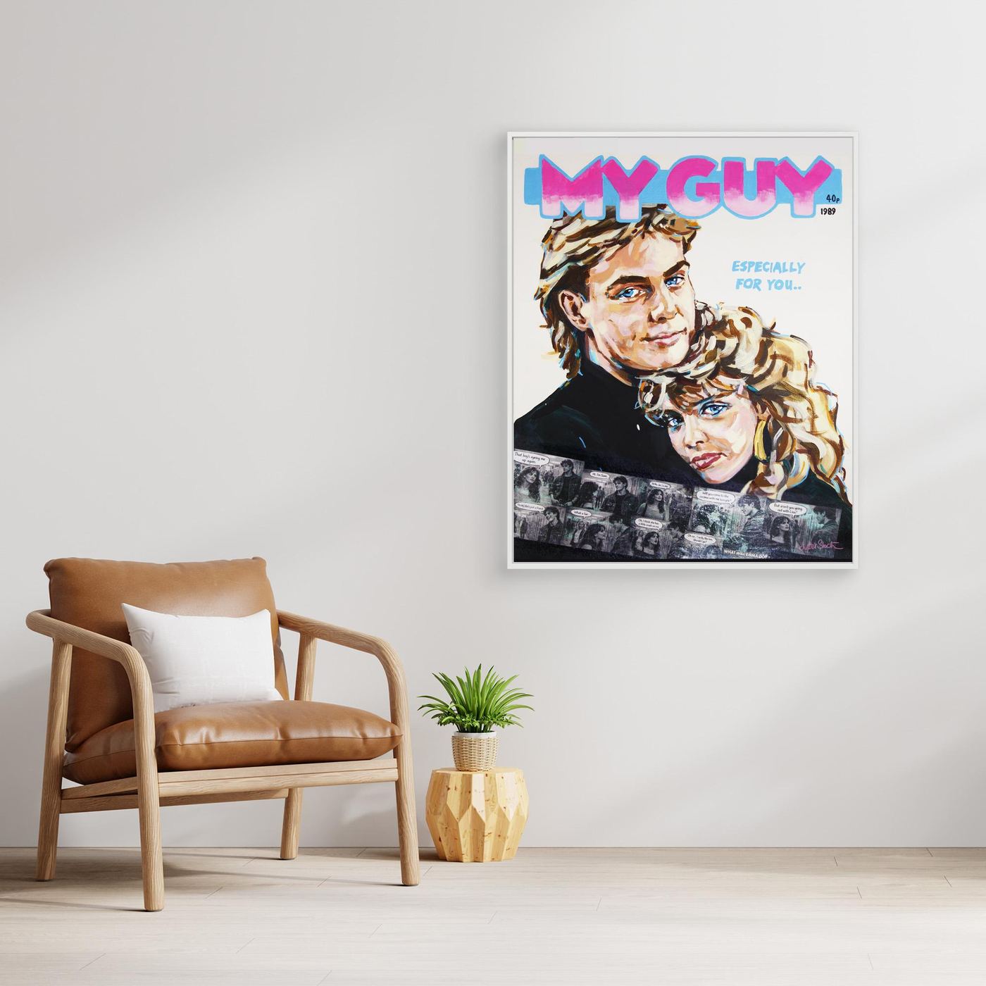 Kylie &amp; Jason, My Guy - Print on Fine Art Canvas