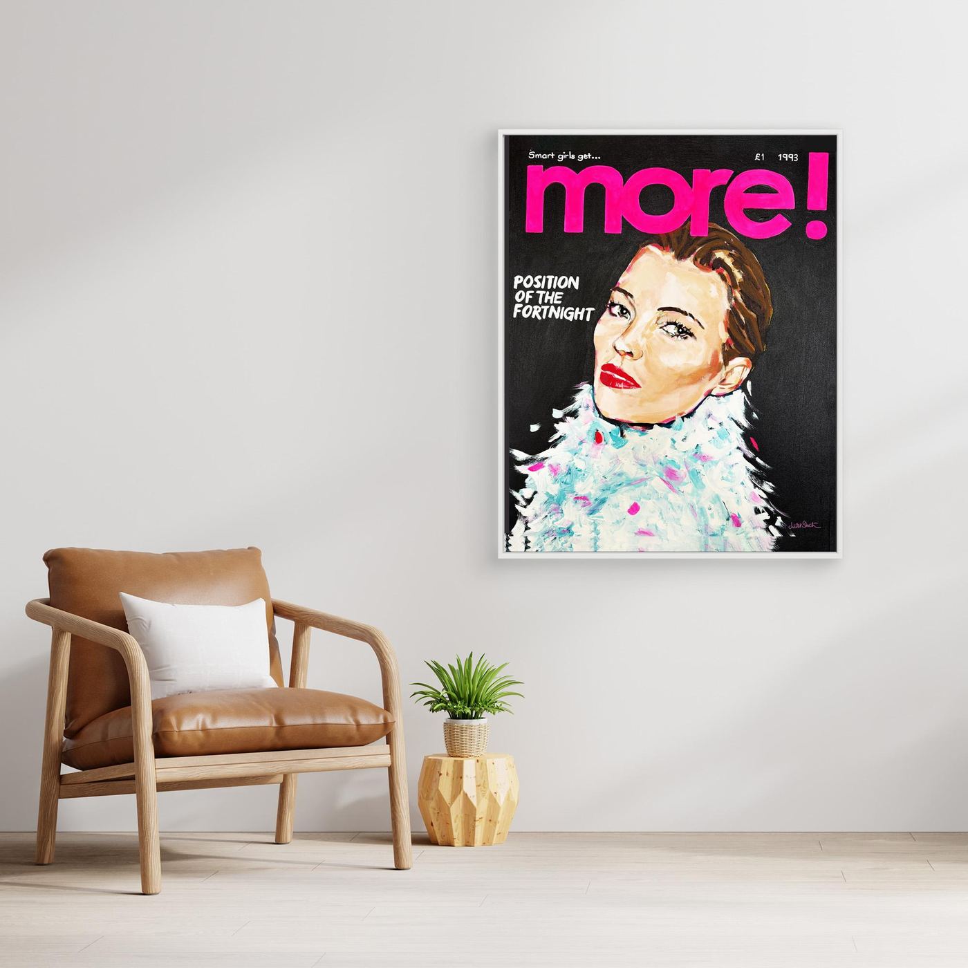 Kate Moss, More! - Print on Fine Art Canvas
