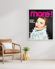 Kate Moss, More! - Print on Fine Art Canvas