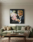 Michael Caine - Print on Fine Art Canvas