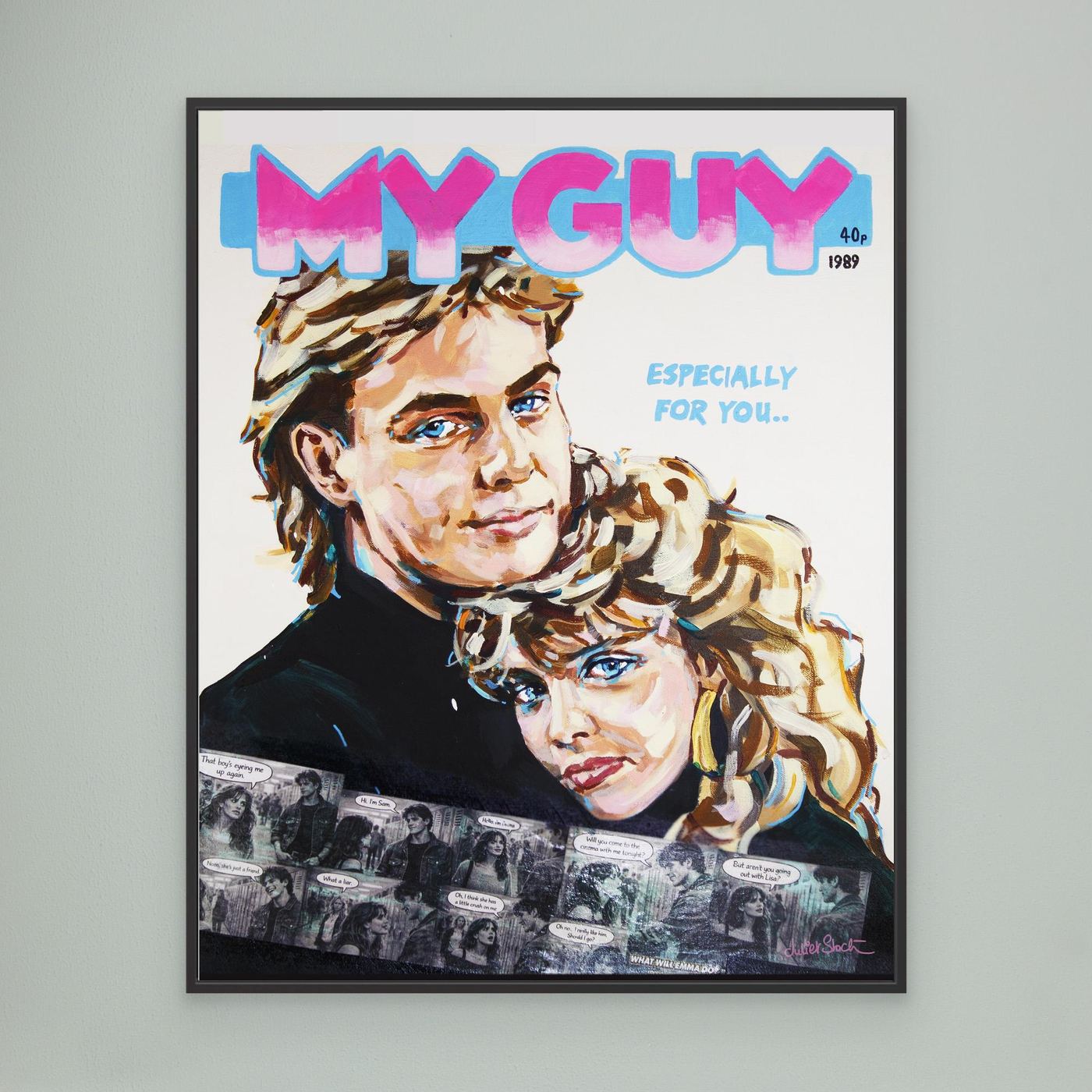 Kylie & Jason, My Guy - Print on Fine Art Canvas
