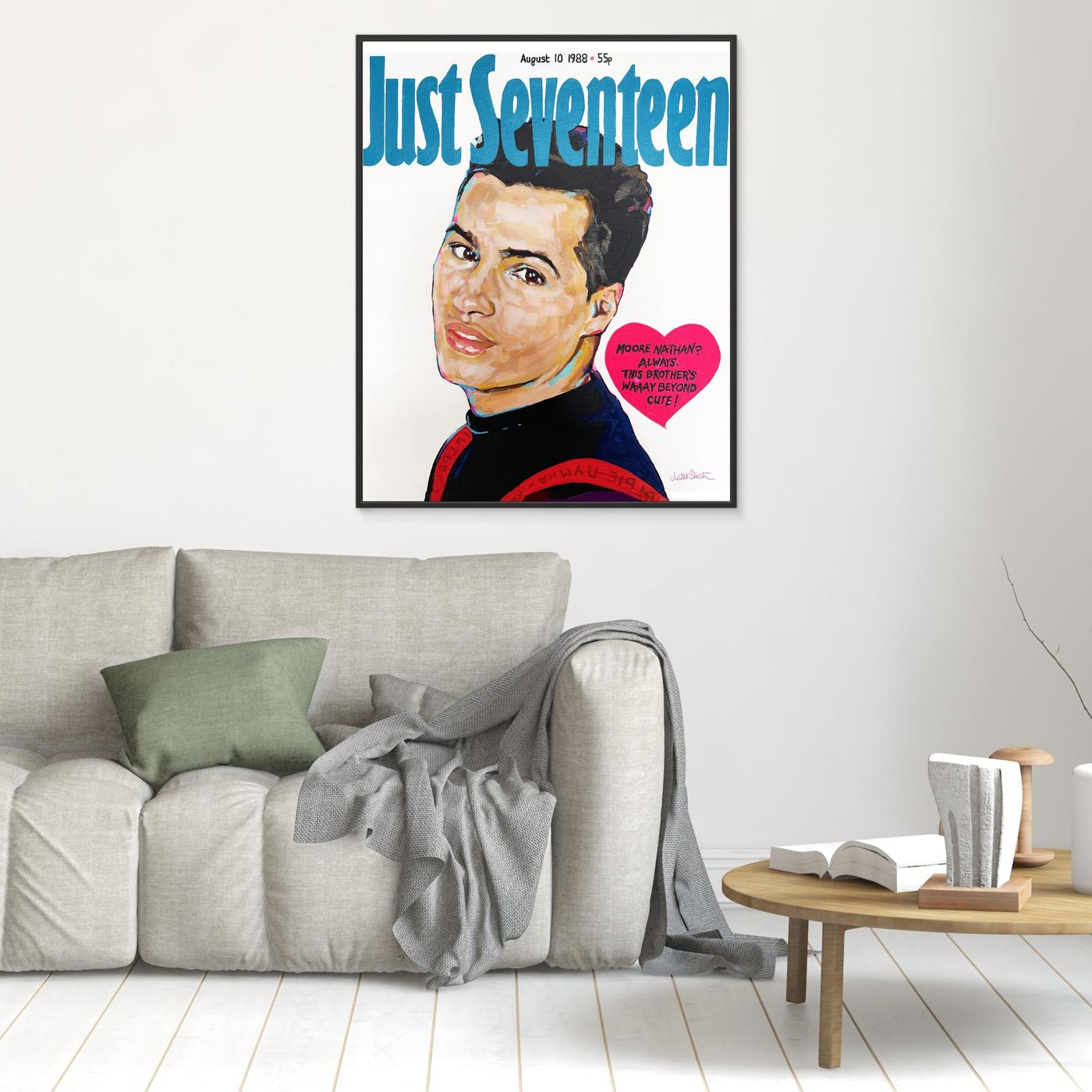 Nathan Moore, Just Seventeen - Print On Fine Art Canvas
