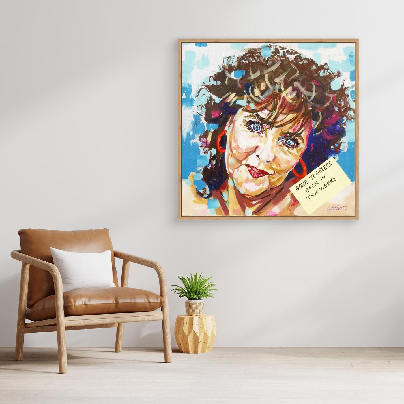 Shirley Valentine - Print on Fine Art Canvas