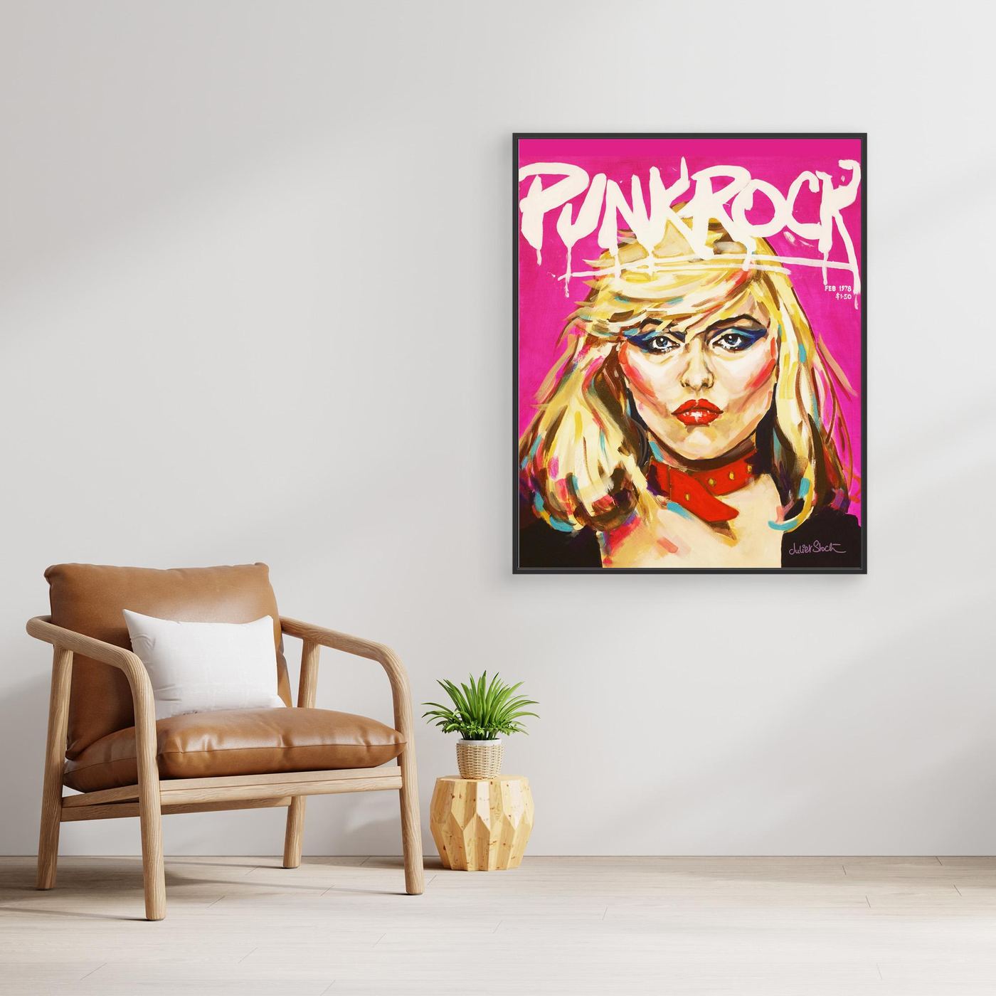Debbie Harry, Punk Rock - Print On Fine Art Canvas