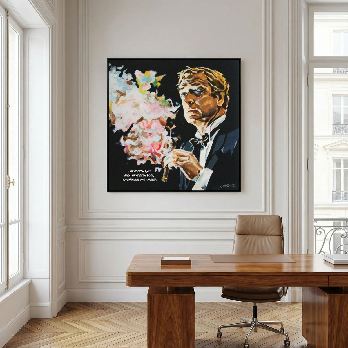 Michael Caine - Print on Fine Art Canvas