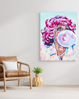 Frenchie - Print On Fine Art Canvas