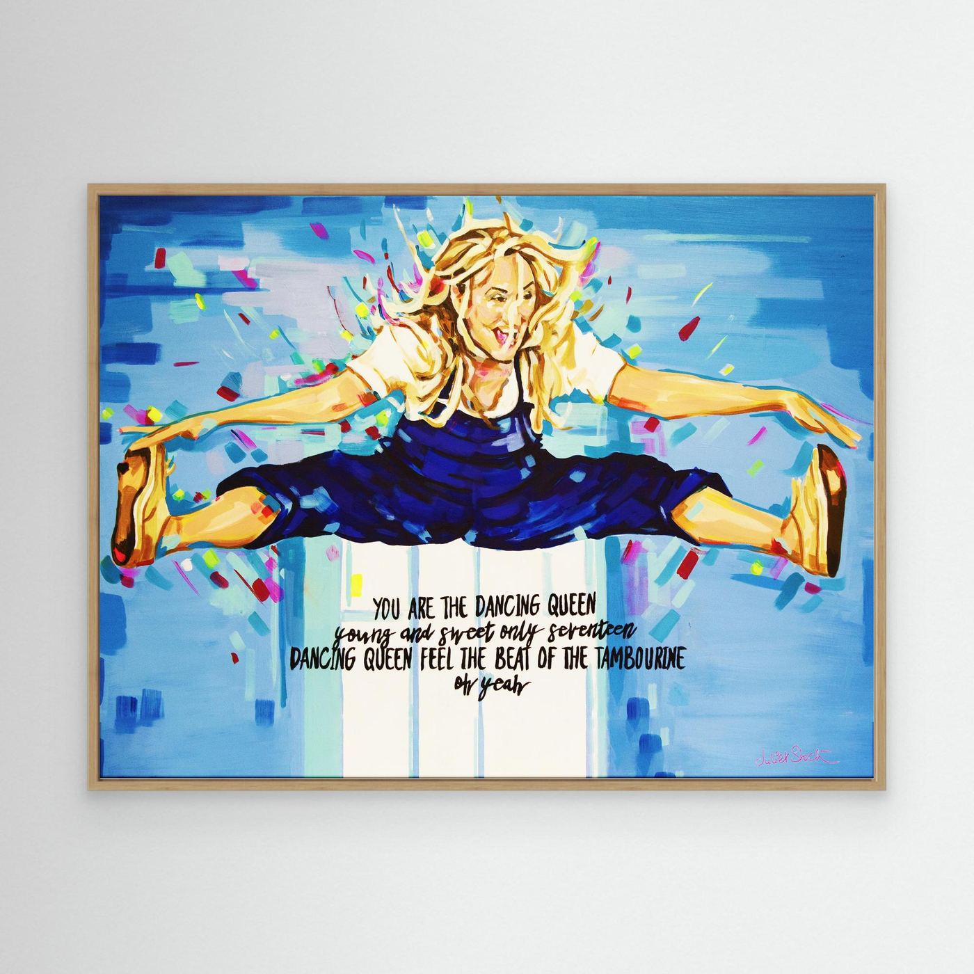Donna, Mamma Mia - Print On Fine Art Canvas