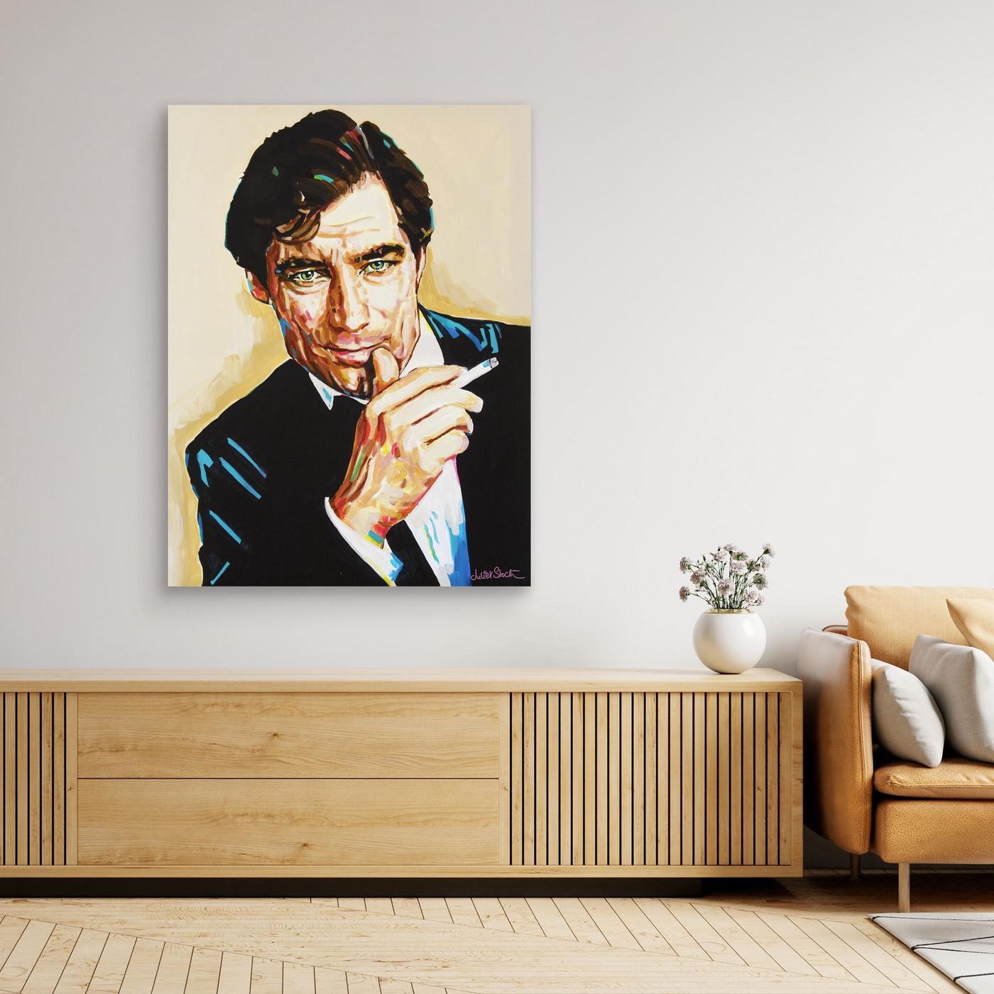 Timothy Dalton - Print on Fine Art Canvas