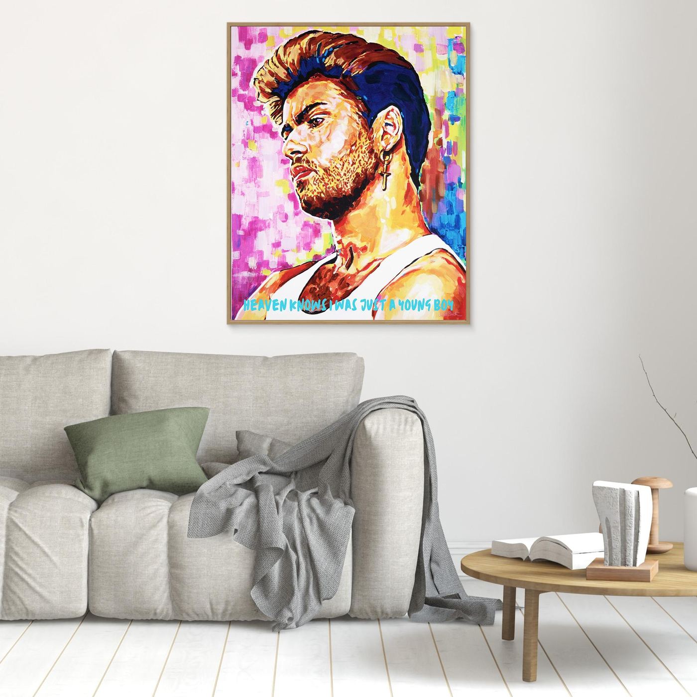 George Michael - Print On Fine Art Canvas