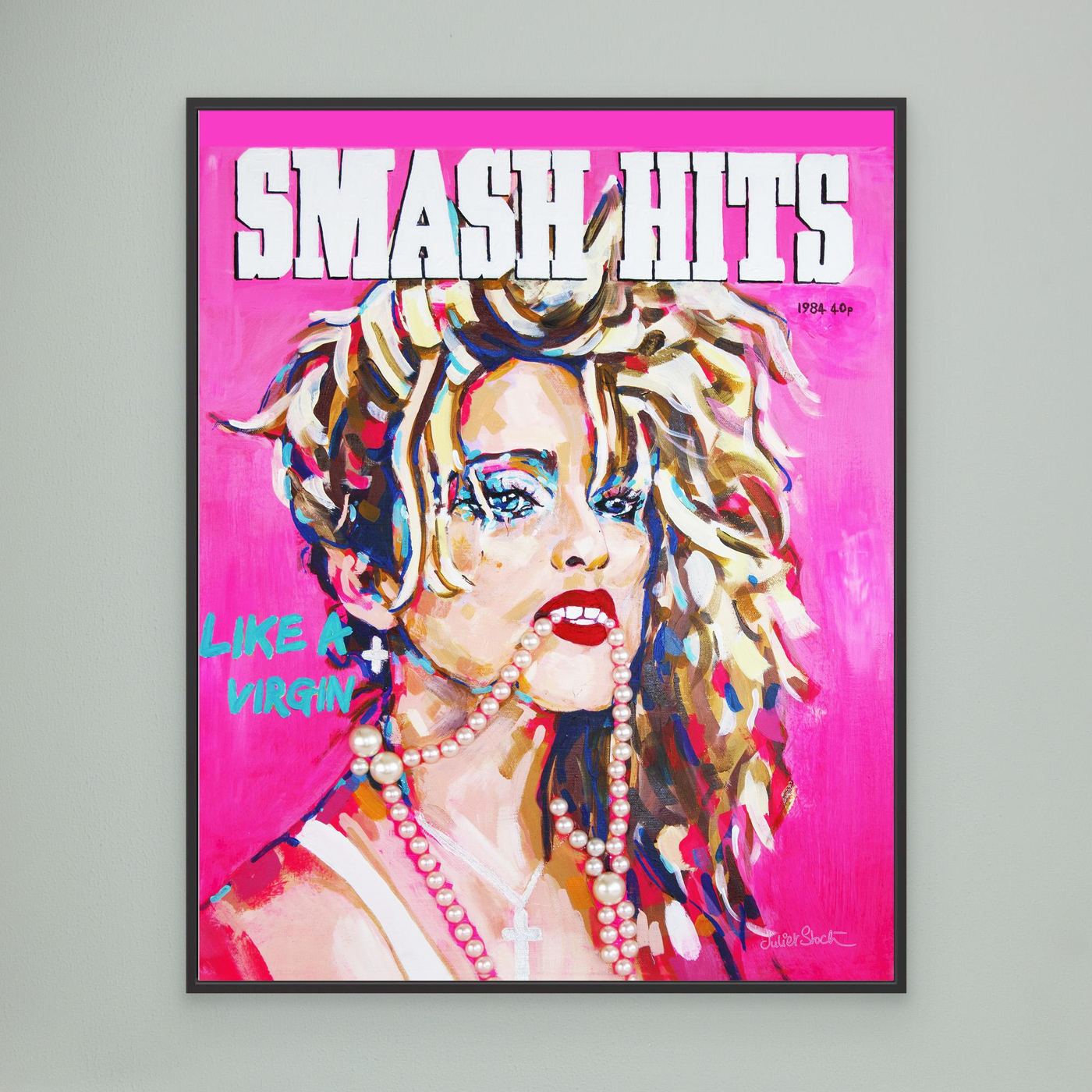 Madonna, Smash Hits - Print on Fine Art Canvas