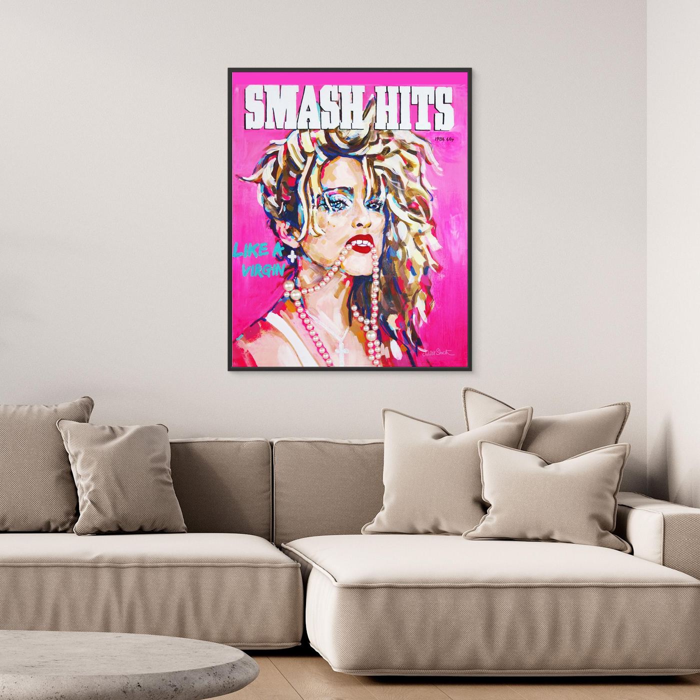 Madonna, Smash Hits - Print on Fine Art Canvas
