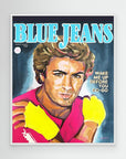 George Michael, Blue Jeans - Print on Fine Art Canvas