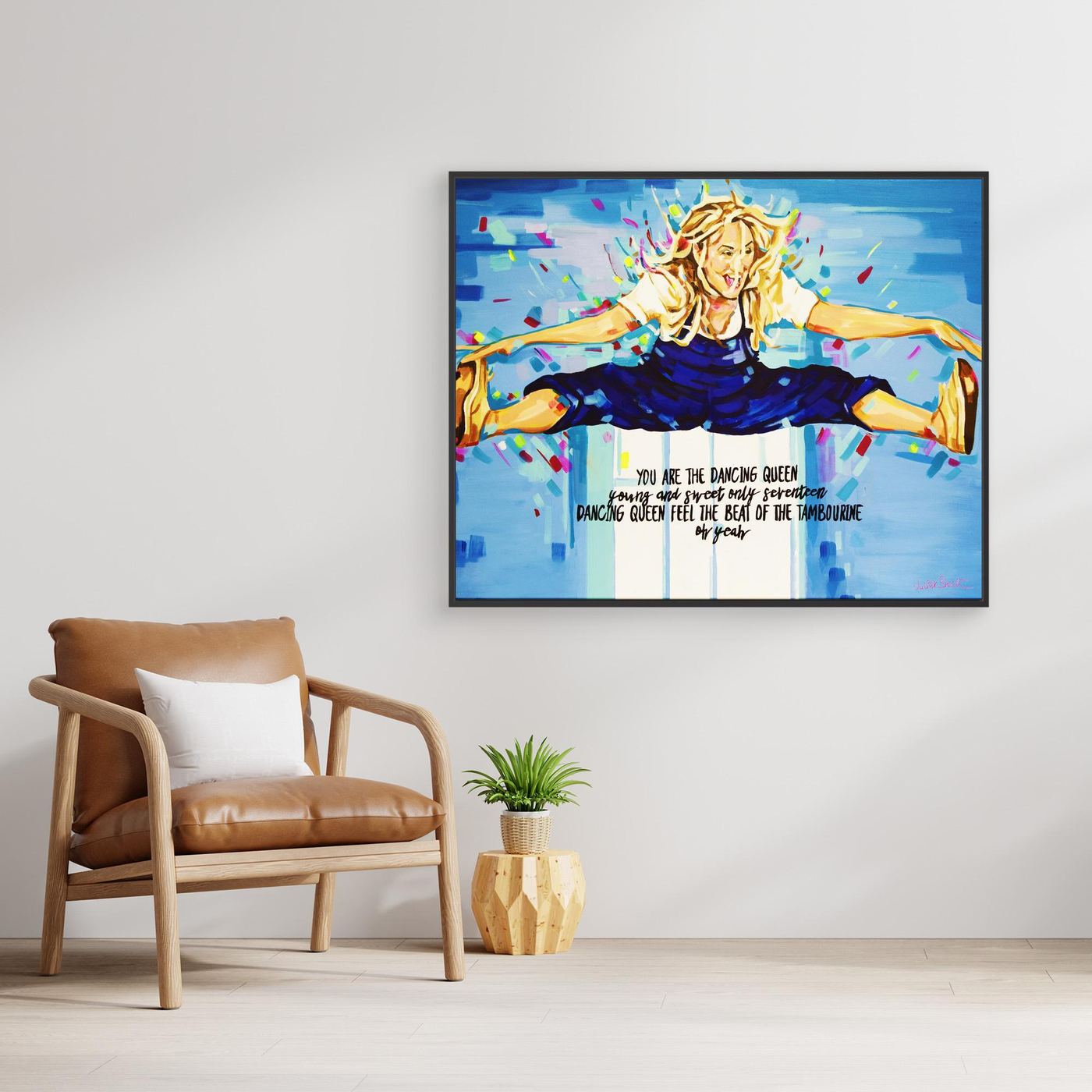 Donna, Mamma Mia - Print On Fine Art Canvas