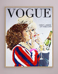 Ab Fab, Vogue - Print On Fine Art Canvas