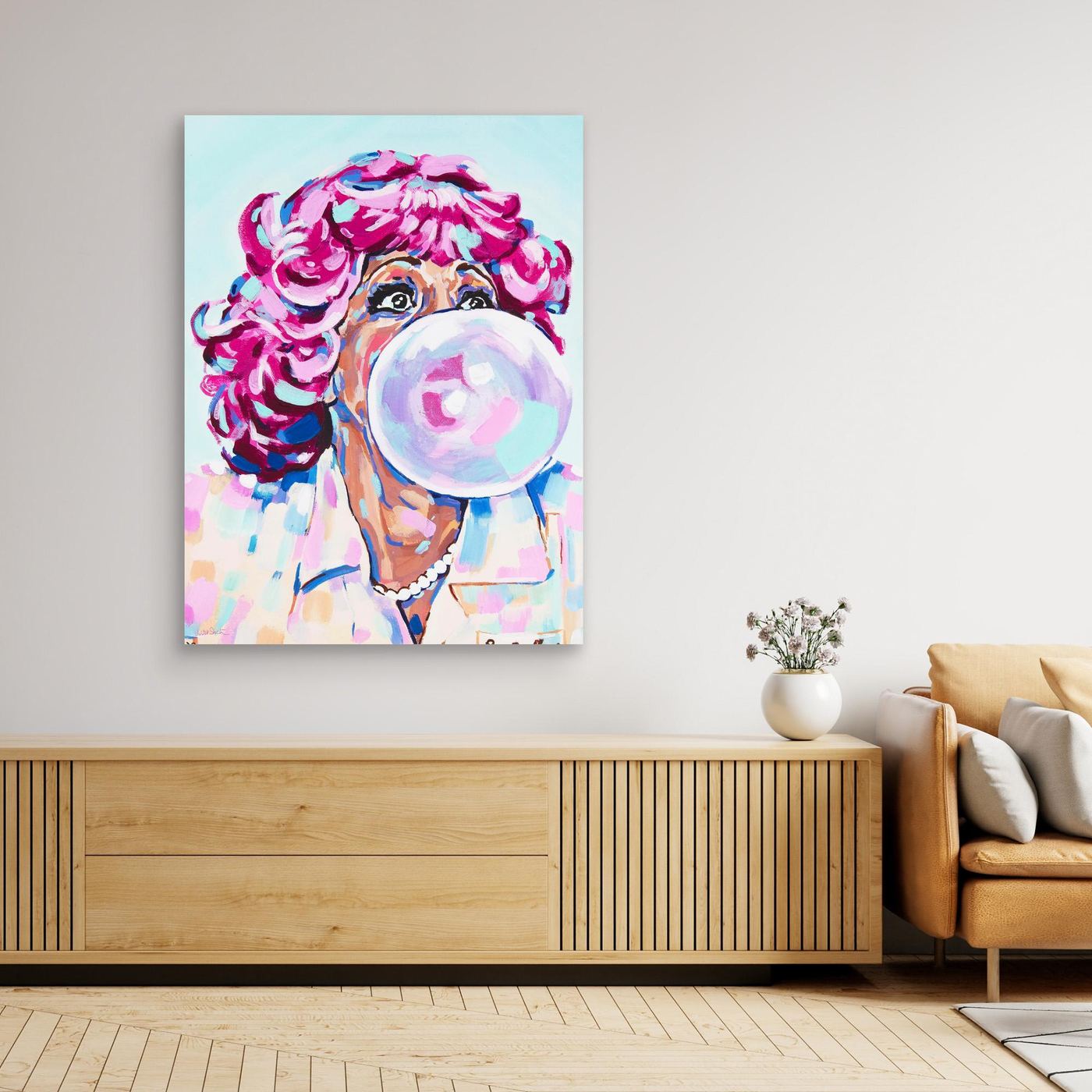 Frenchie - Print On Fine Art Canvas