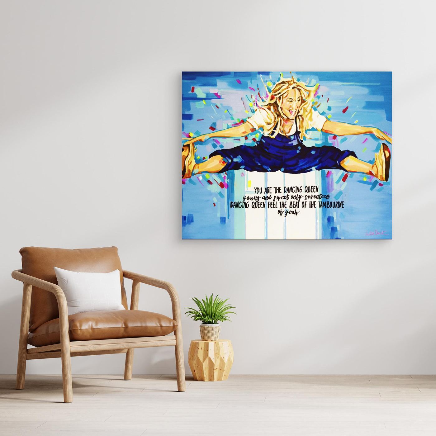 Donna, Mamma Mia - Print On Fine Art Canvas