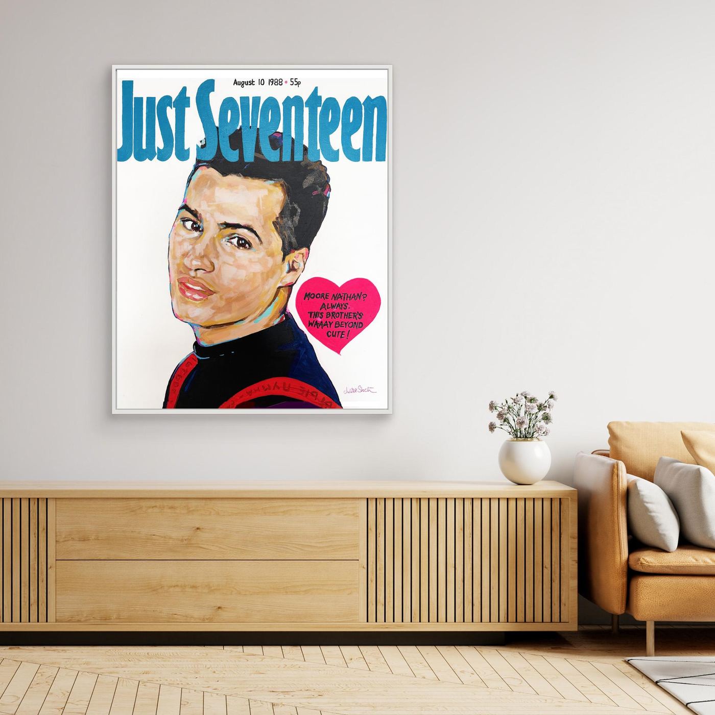Nathan Moore, Just Seventeen - Print On Fine Art Canvas