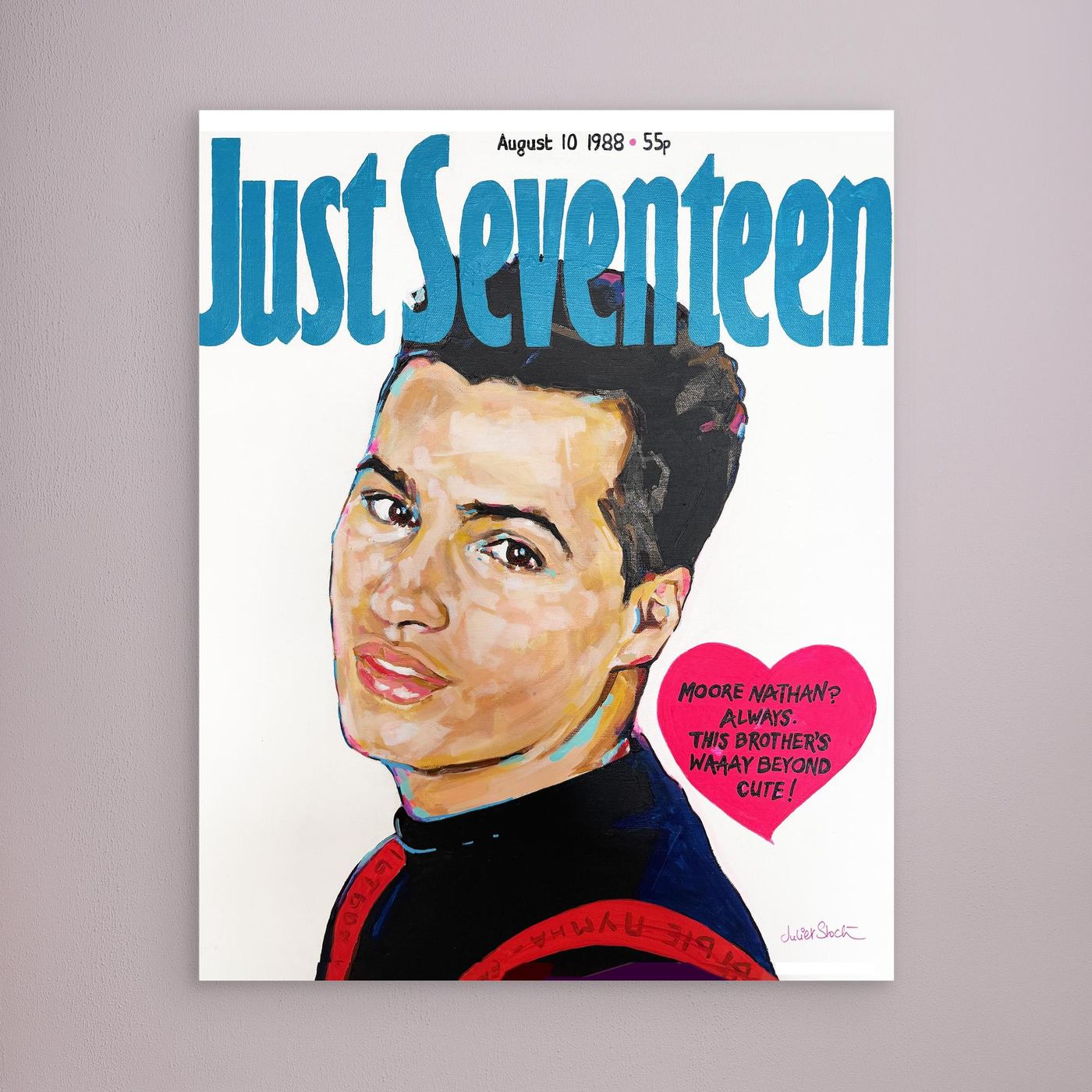 Nathan Moore, Just Seventeen - Print On Fine Art Canvas