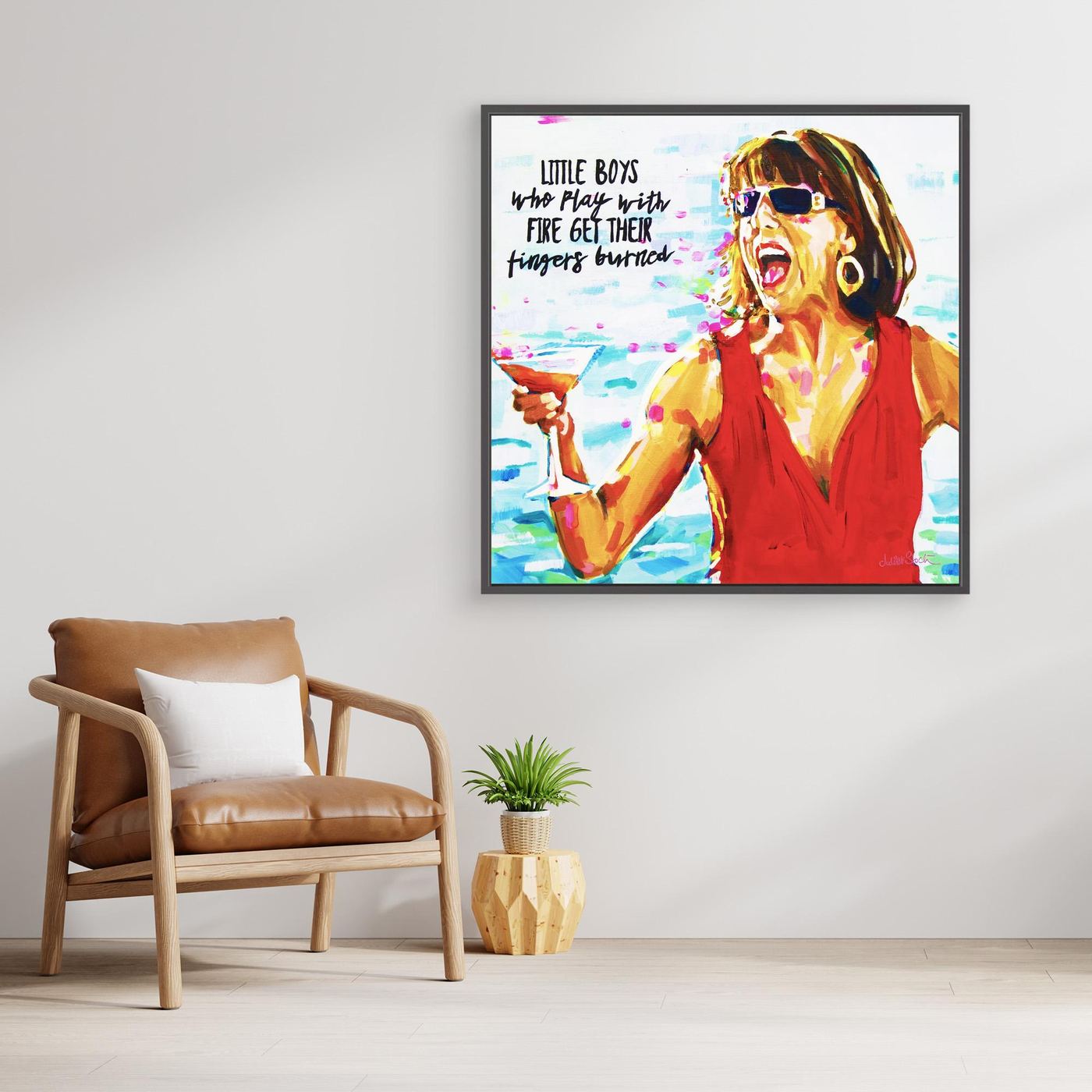 Tanya, Mamma Mia - Print On Fine Art Canvas