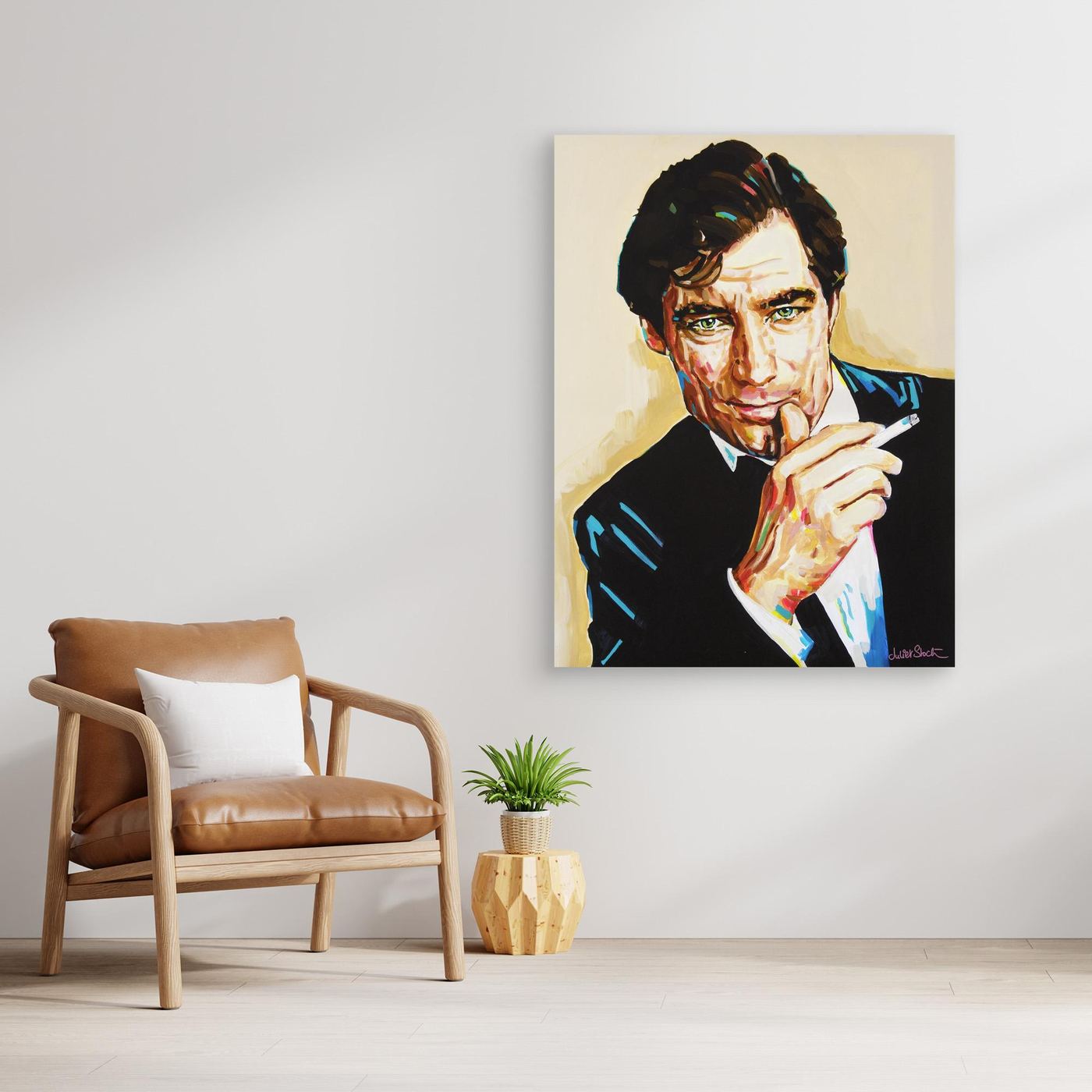Timothy Dalton - Print on Fine Art Canvas