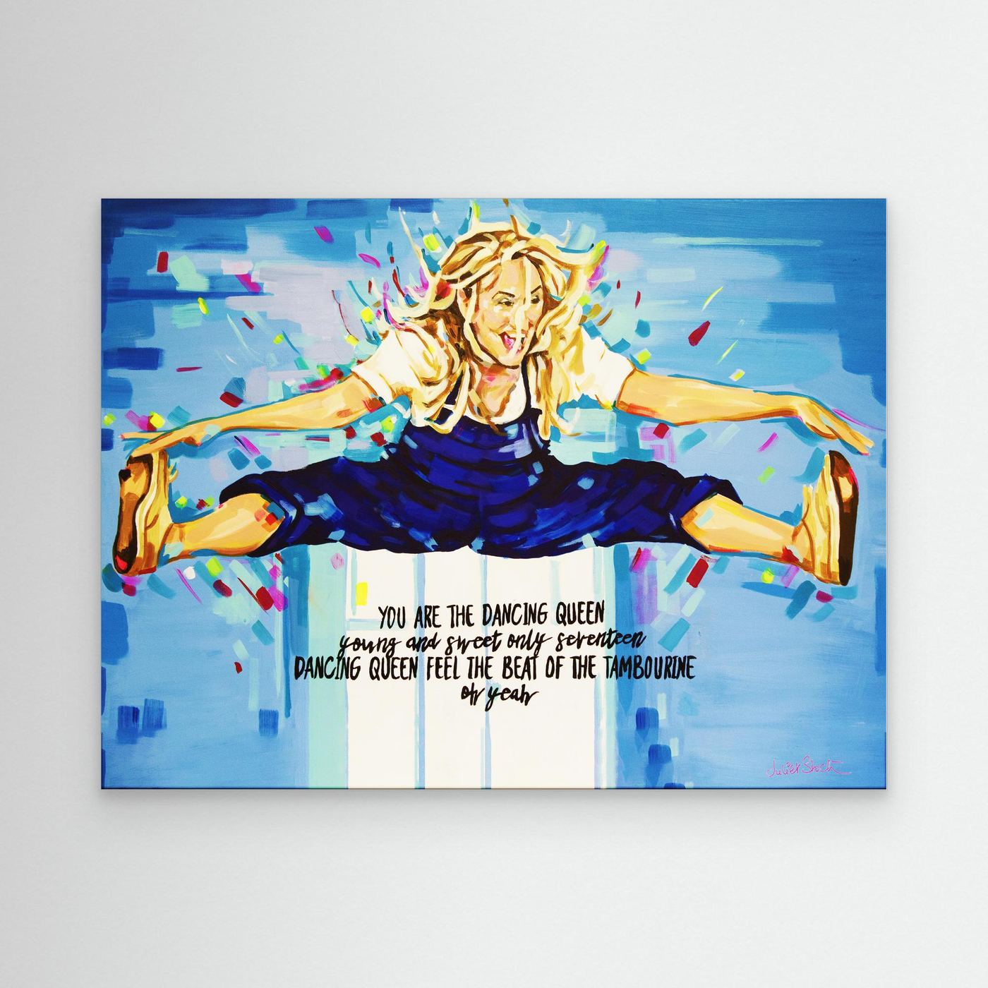 Donna, Mamma Mia - Print On Fine Art Canvas