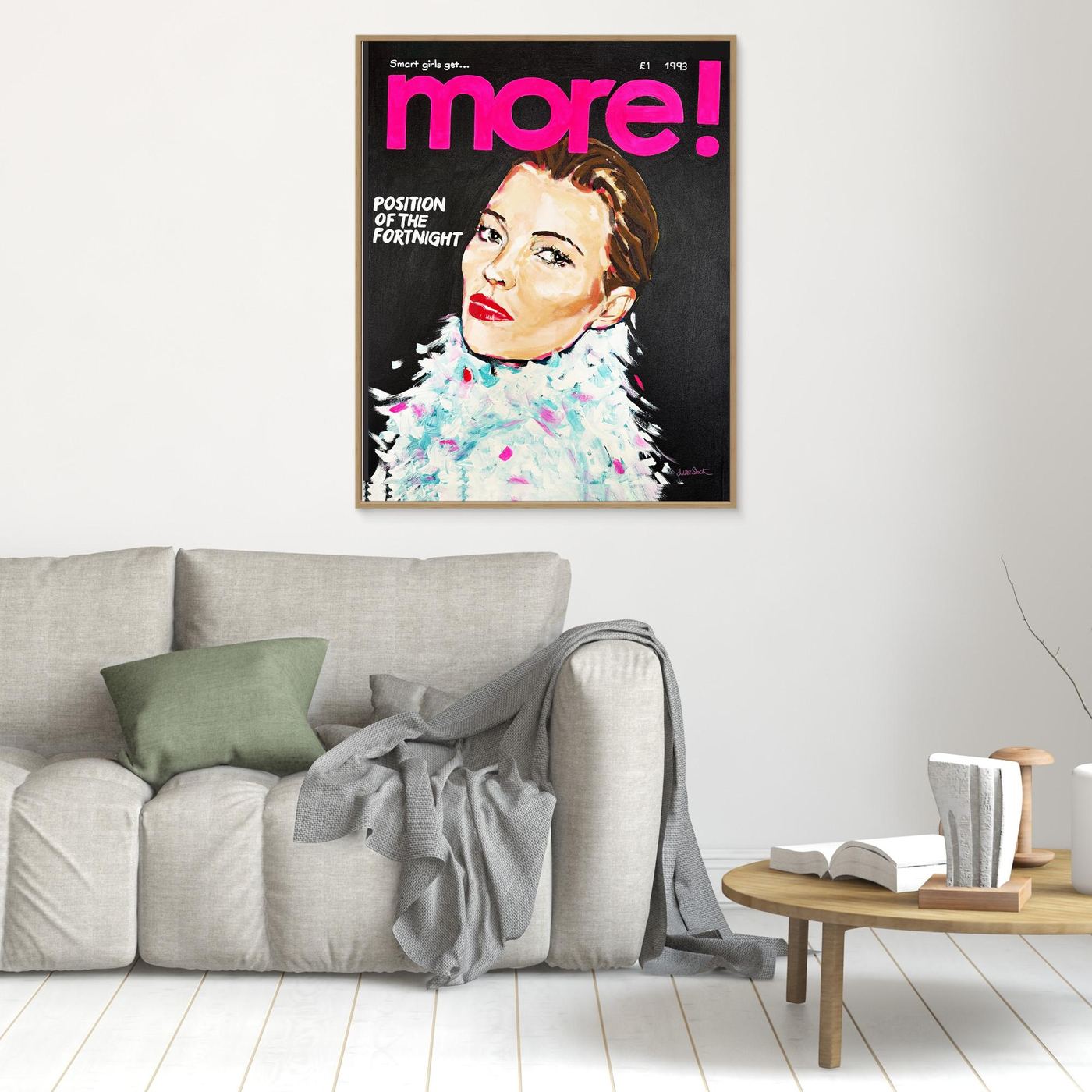 Kate Moss, More! - Print on Fine Art Canvas