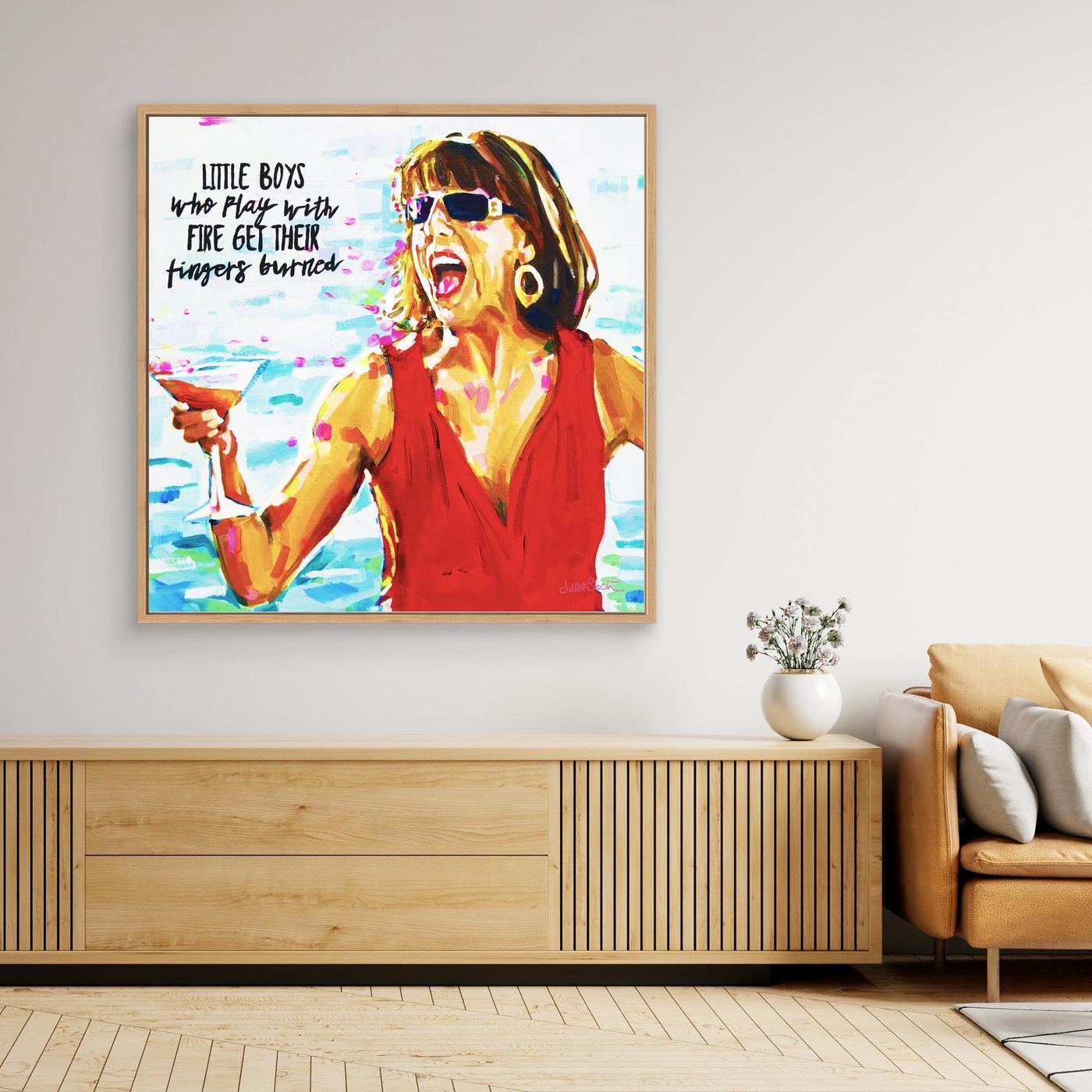 Tanya, Mamma Mia - Print On Fine Art Canvas