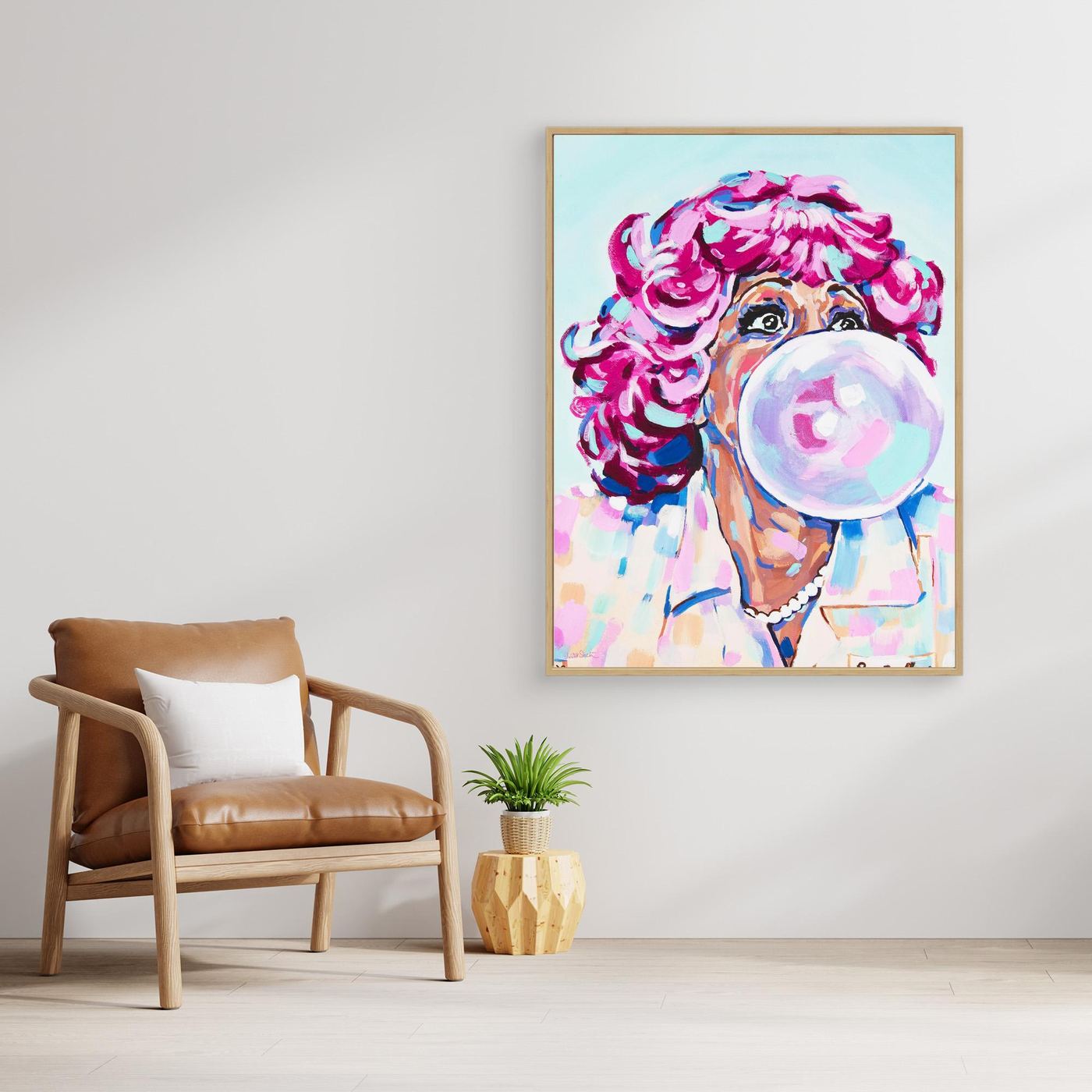 Frenchie - Print On Fine Art Canvas