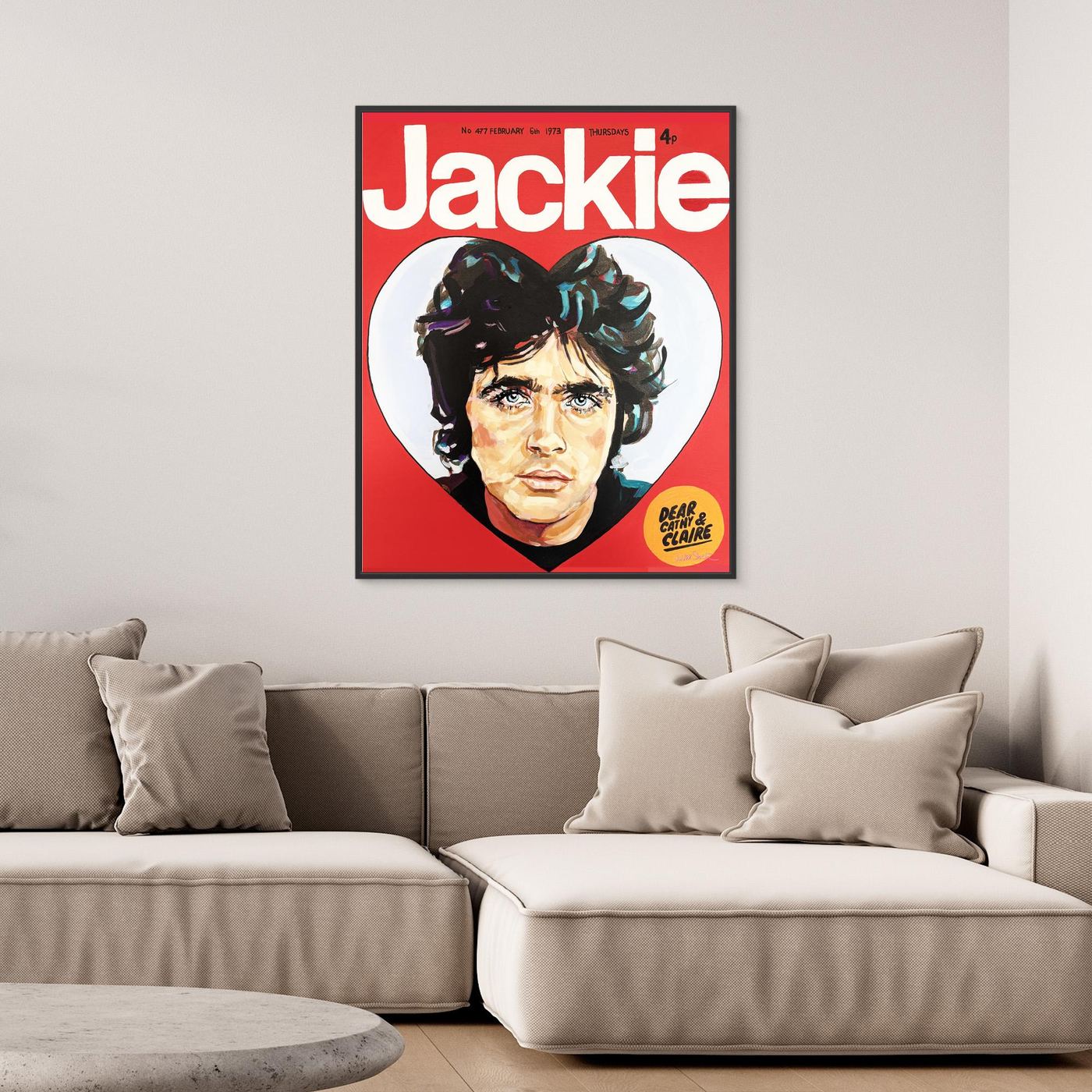 David Essex, Blue Jeans - Print on Fine Art Canvas - Copy