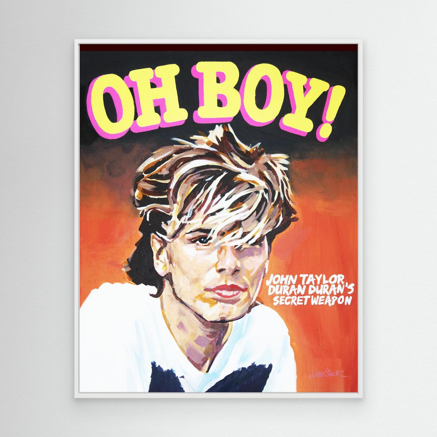 John Taylor, Oh Boy! - Print On Fine Art Canvas