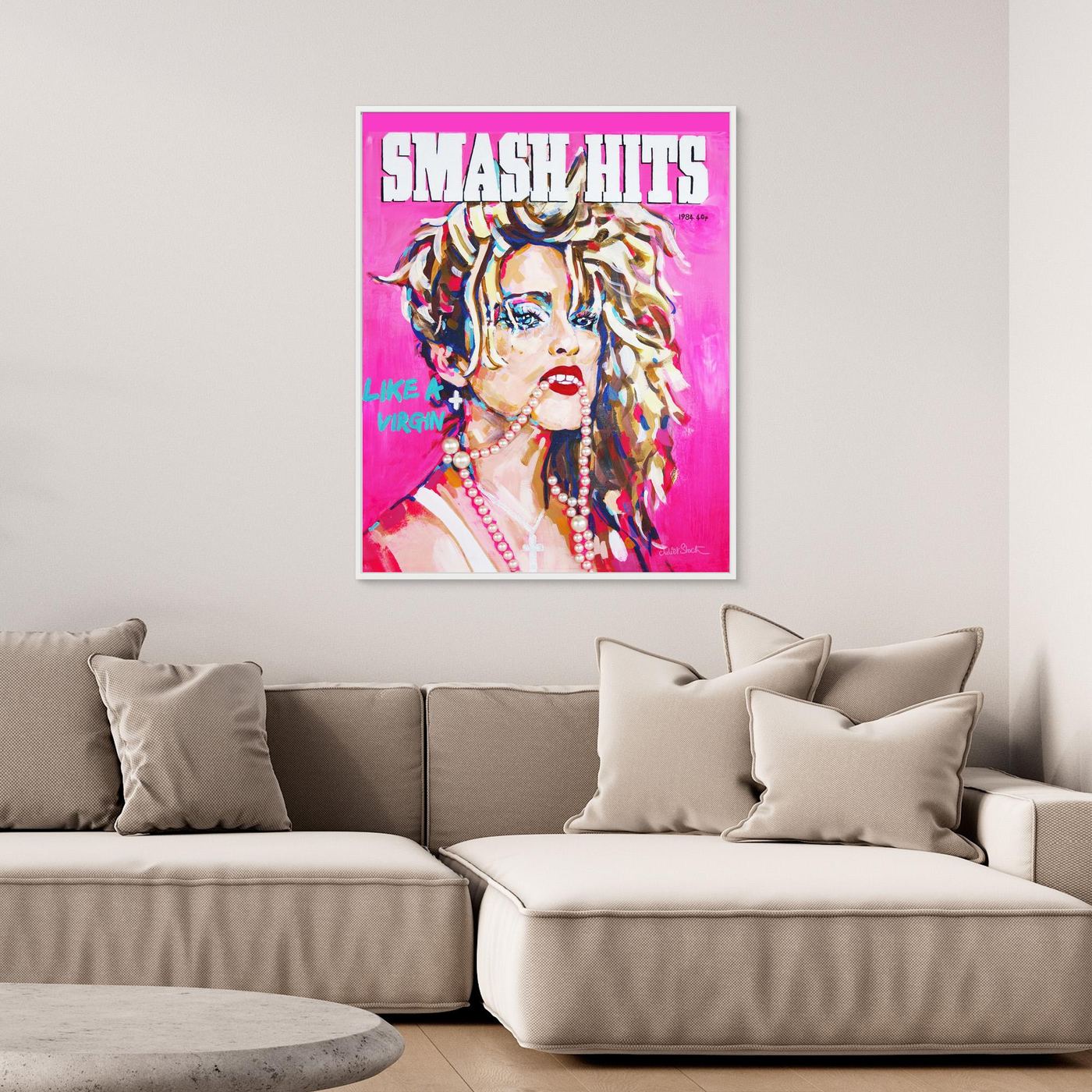 Madonna, Smash Hits - Print on Fine Art Canvas