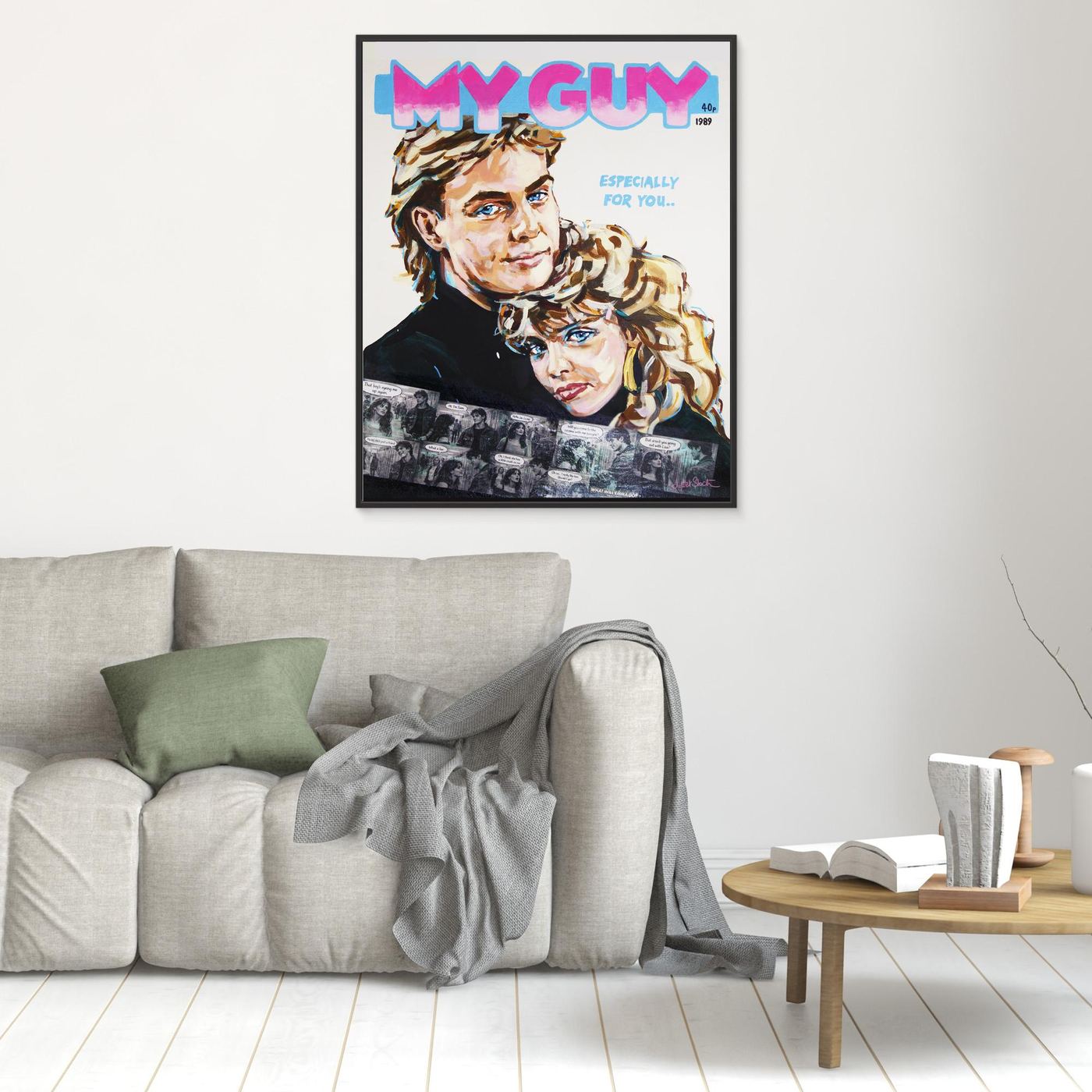 Kylie &amp; Jason, My Guy - Print on Fine Art Canvas