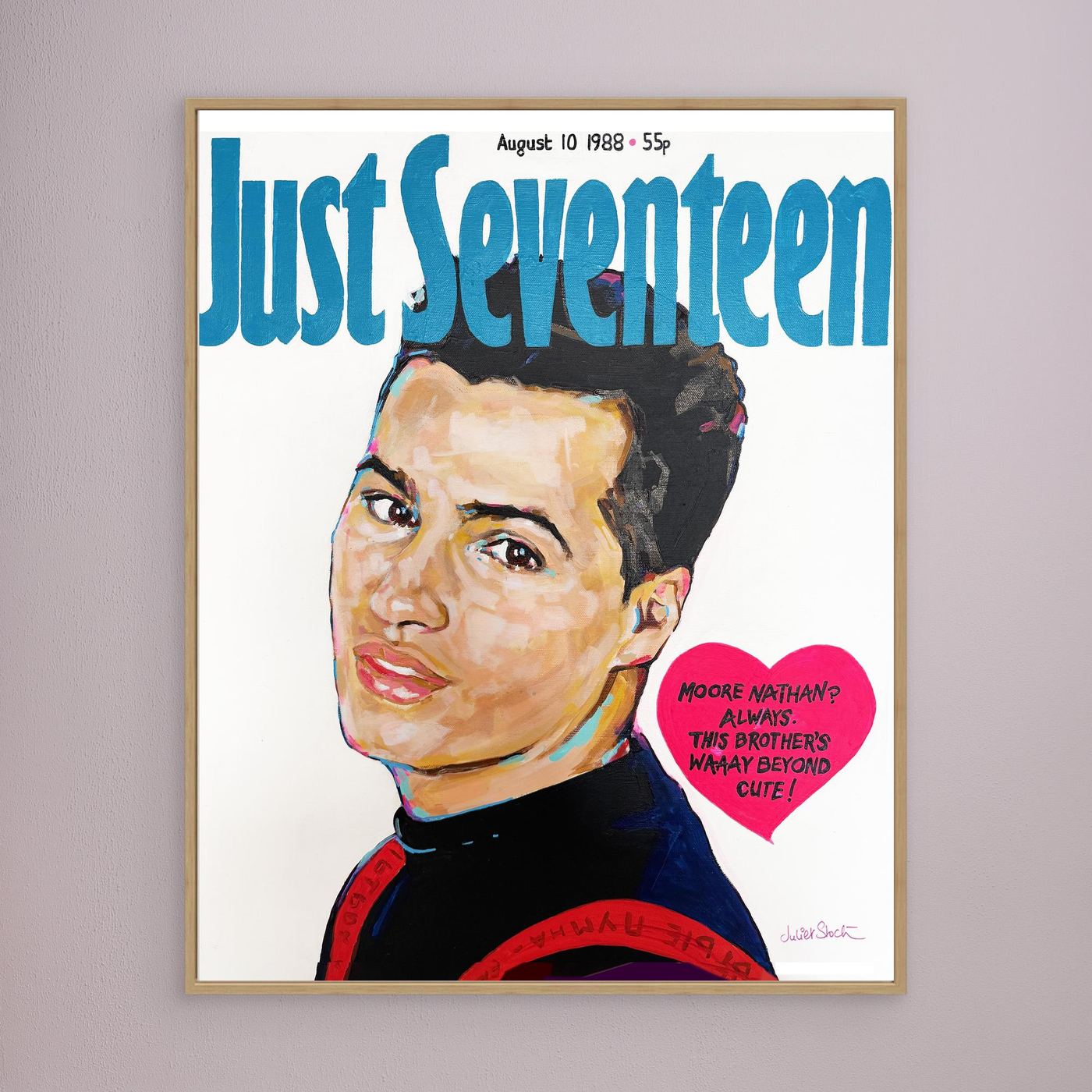 Nathan Moore, Just Seventeen - Print On Fine Art Canvas