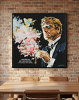 Michael Caine - Print on Fine Art Canvas