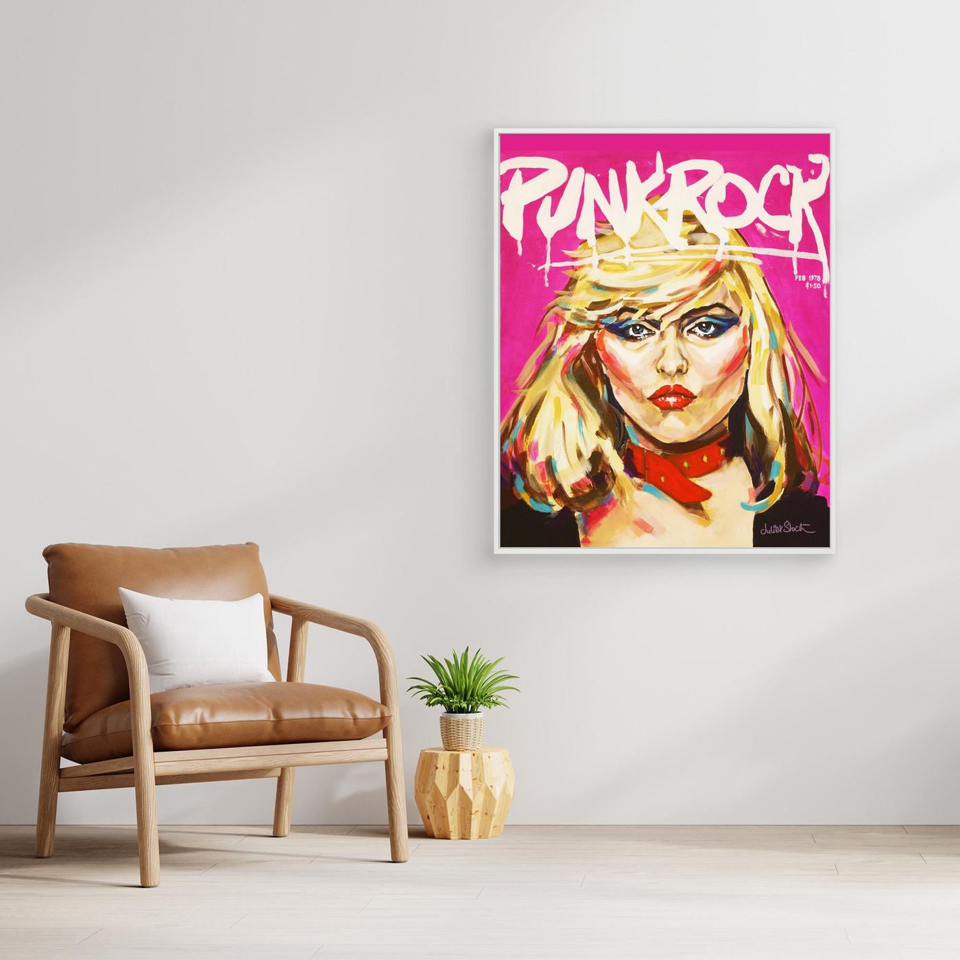 Debbie Harry, Punk Rock - Print On Fine Art Canvas