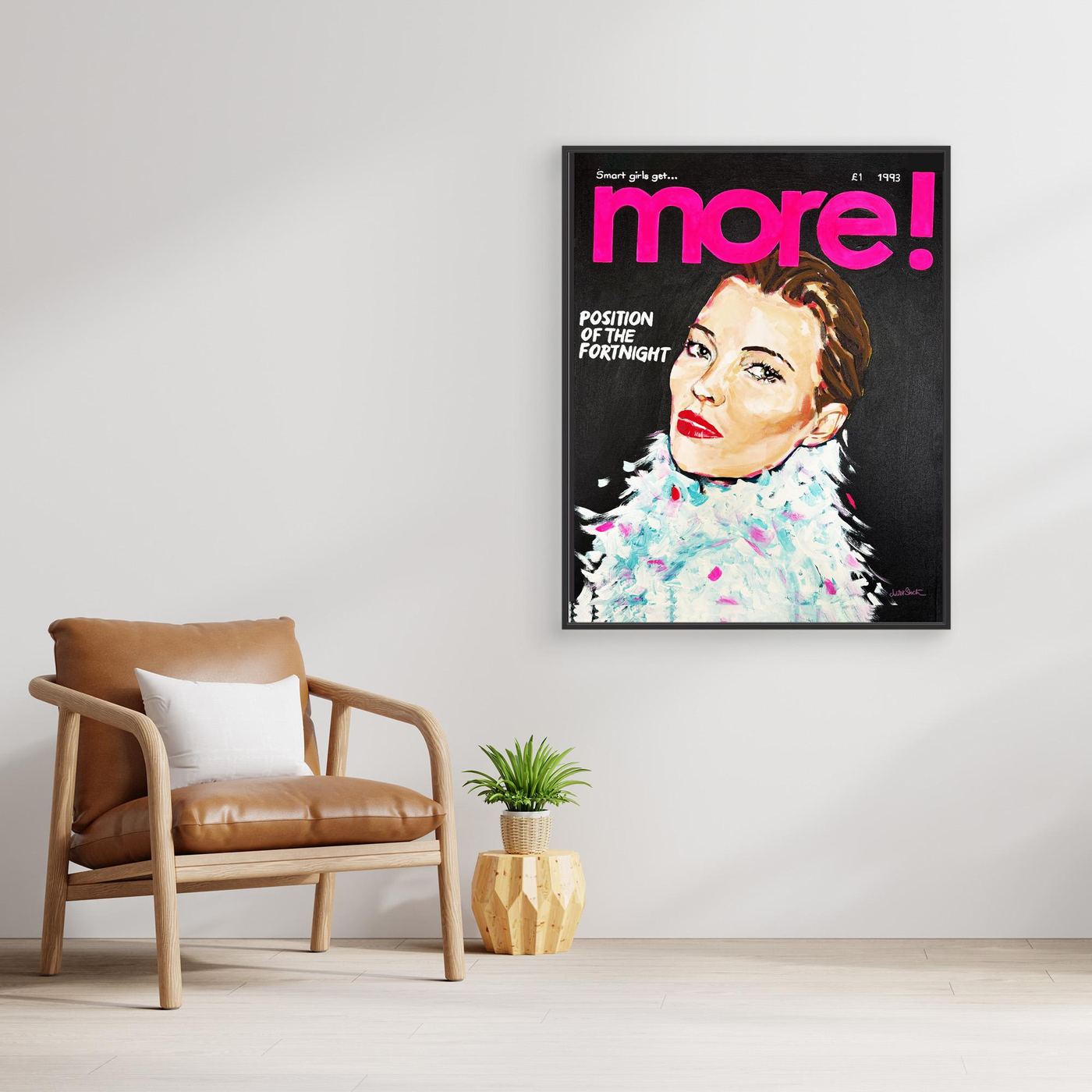 Kate Moss, More! - Print on Fine Art Canvas