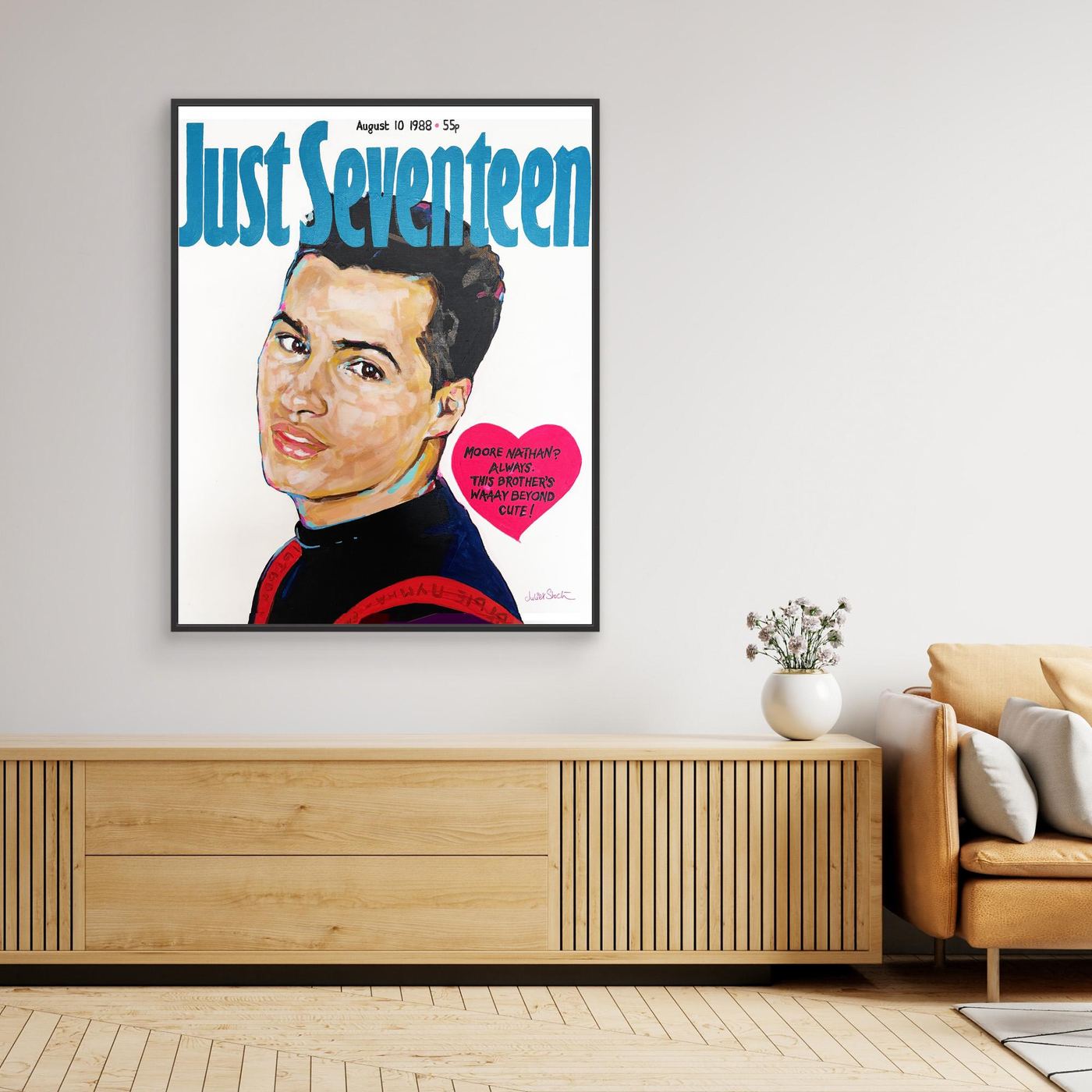 Nathan Moore, Just Seventeen - Print On Fine Art Canvas