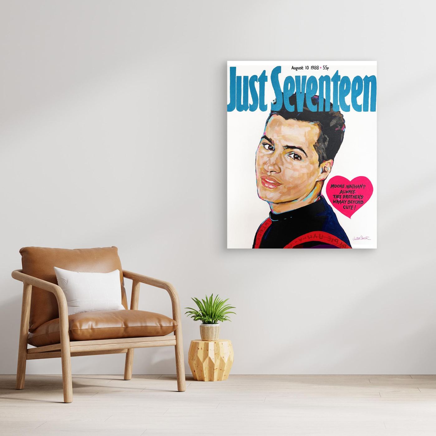 Nathan Moore, Just Seventeen - Print On Fine Art Canvas