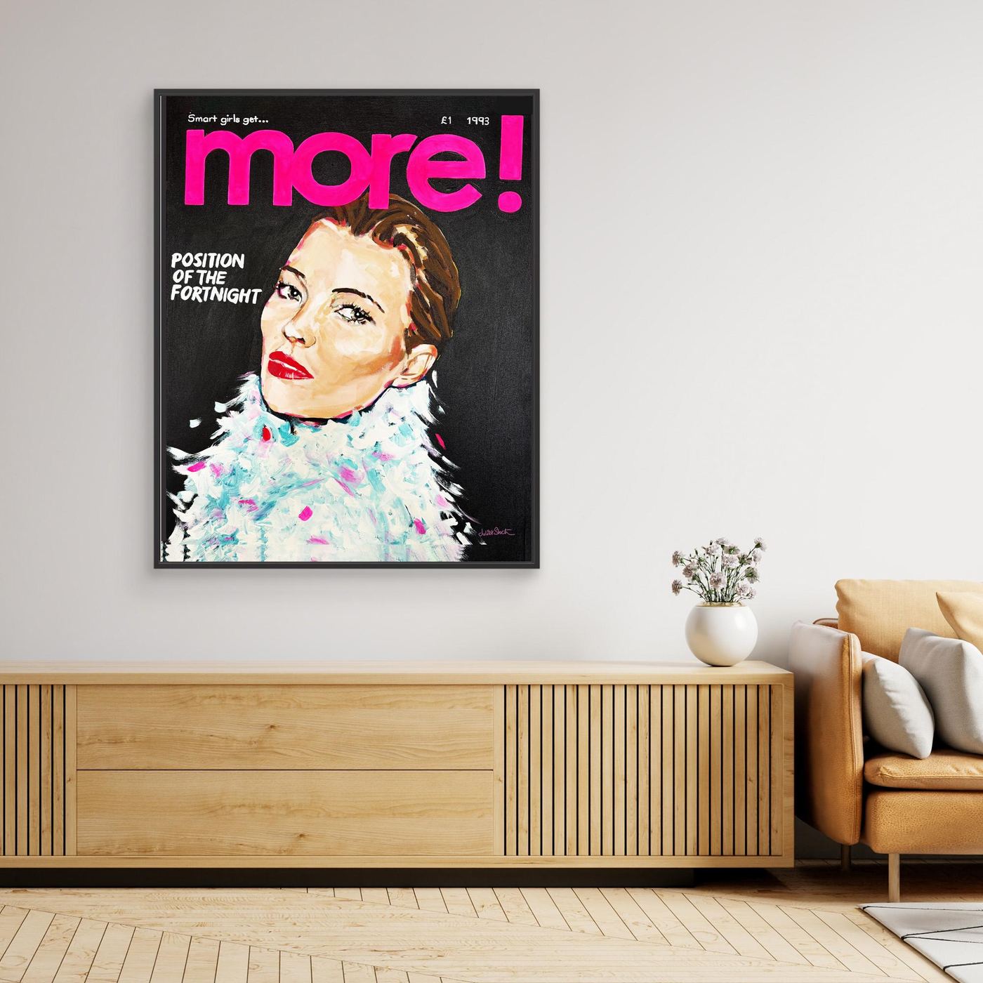 Kate Moss, More! - Print on Fine Art Canvas