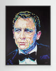 Daniel Craig - Print on Fine Art Canvas