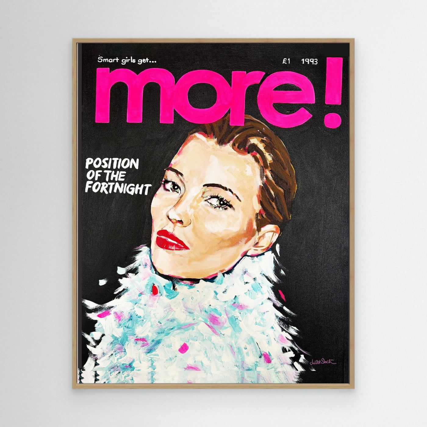 Kate Moss, More! - Print on Fine Art Canvas